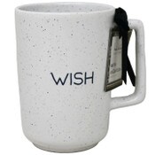 Wholesale - Tall Mug with Debossed "Wish" Nicole Miller C/P 36, UPC: 195010090933